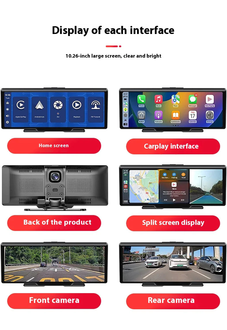 GPS Navigation Dash Cam with Update