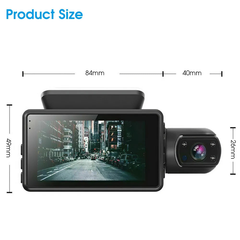 Navigation and Dash Cam Video Recorder with Sd Card and USB