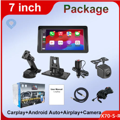 7" IPS Wireless Carplay Smart Screen Navigation System