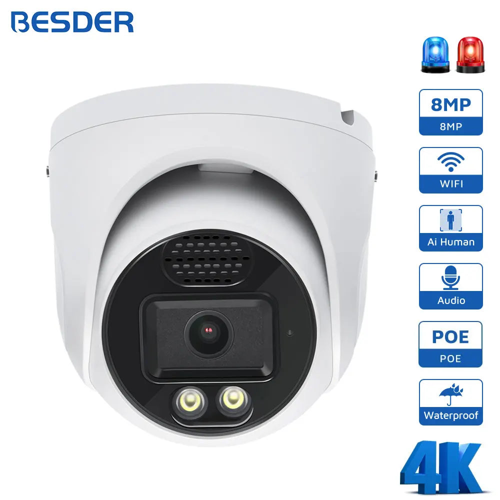 Bedser 8MP POE WiFi Camera